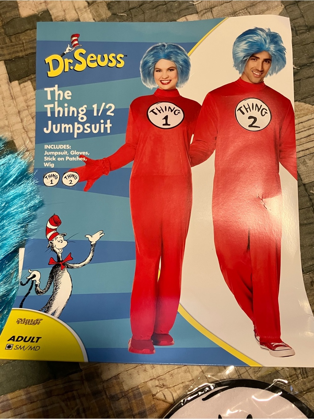 Dr. Seuss Thing 1 Adult Costume Set by Spirit Halloween